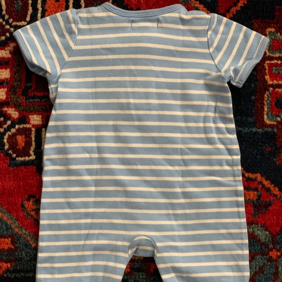 Ralph Lauren Blue Striped Romper. Size 6 mo - Picture 6 of 6